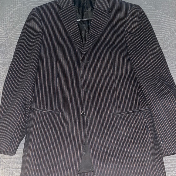Men's Casual Blazer Regular Regular Fit Navy Blue . Size M - Picture 2 of 5